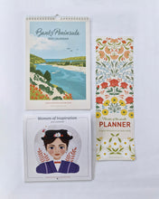 Load image into Gallery viewer, Flowers of the month - monthly planner