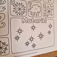 Load image into Gallery viewer, Matariki countdown colouring in | FREE digital file