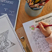 Load image into Gallery viewer, Matariki countdown colouring in | FREE digital file