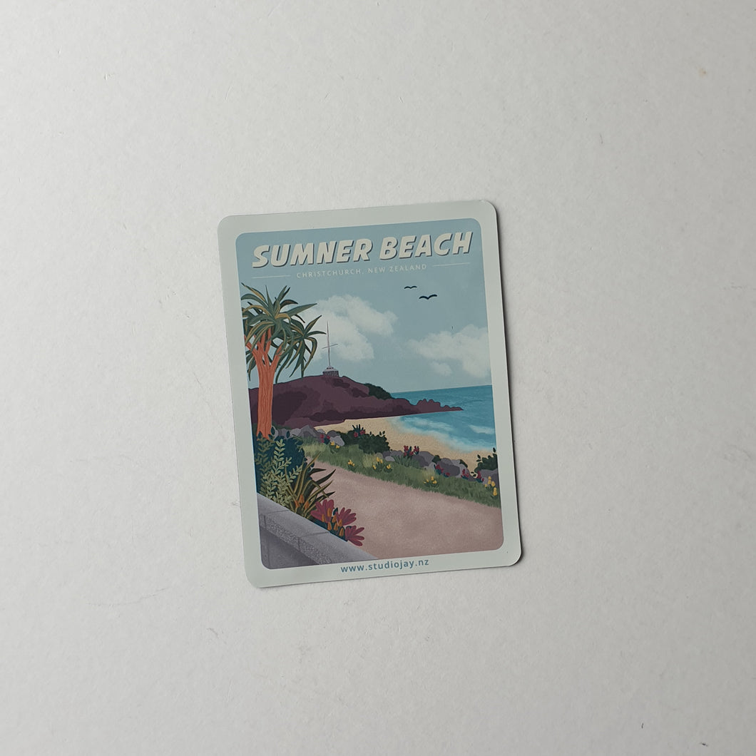 Sumner Beach | Fridge magnet