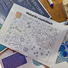 Load image into Gallery viewer, Matariki countdown colouring in | FREE digital file
