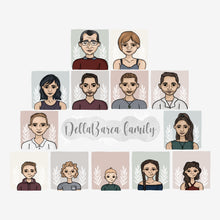 Load image into Gallery viewer, Custom family portrait
