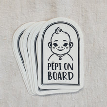 Load image into Gallery viewer, Pepi on board • Stickers
