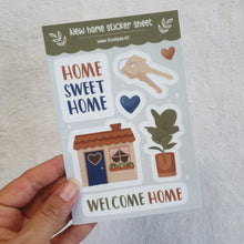 Load image into Gallery viewer, New home • Sticker sheet
