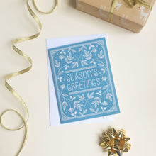 Load image into Gallery viewer, Season&#39;s Greetings • Leaf greeting card
