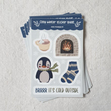 Load image into Gallery viewer, Cosy winter • Sticker sheet
