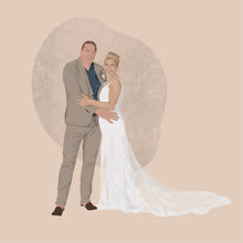 Load image into Gallery viewer, Custom wedding portrait
